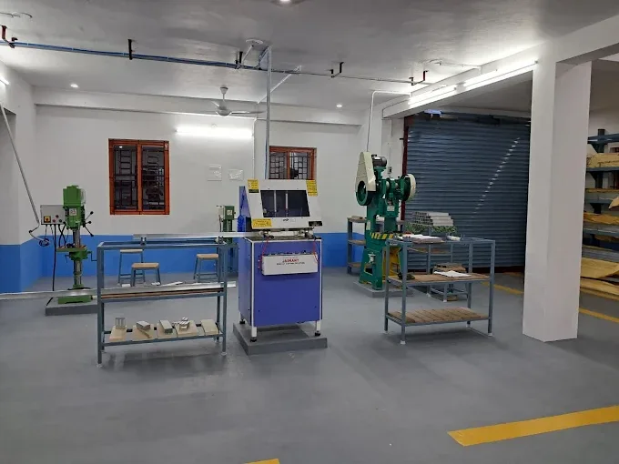 SOLBE Precision Profile Cut-Off and Cutting-Saw Station in Trichy factory