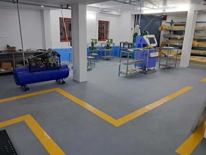 SOLBE Heavy Duty Pneumatic Compressor and Supply Station in Trichy factory
