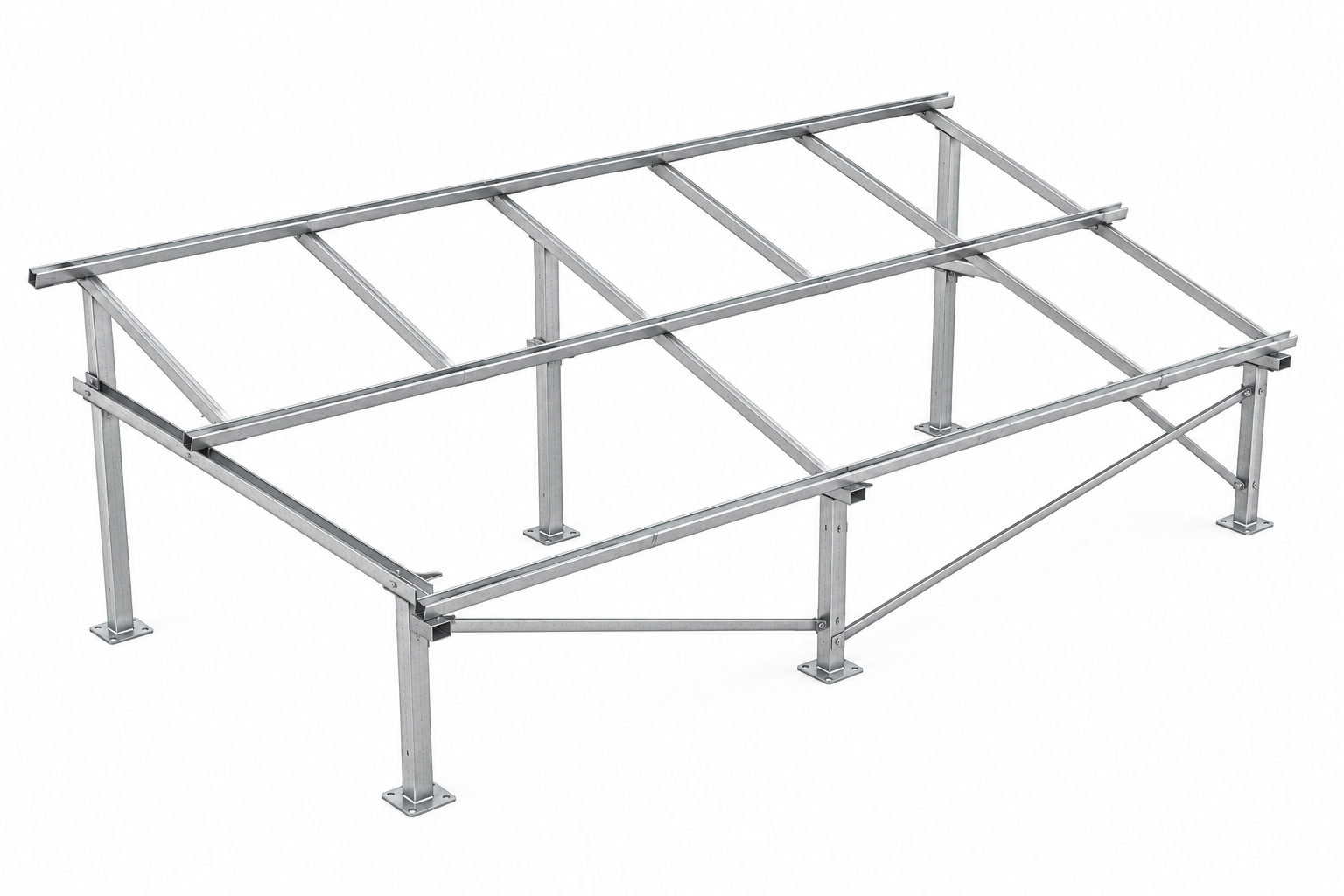 GI Ground Mount 2X - Dual Row Series manufacturer in Trichy India