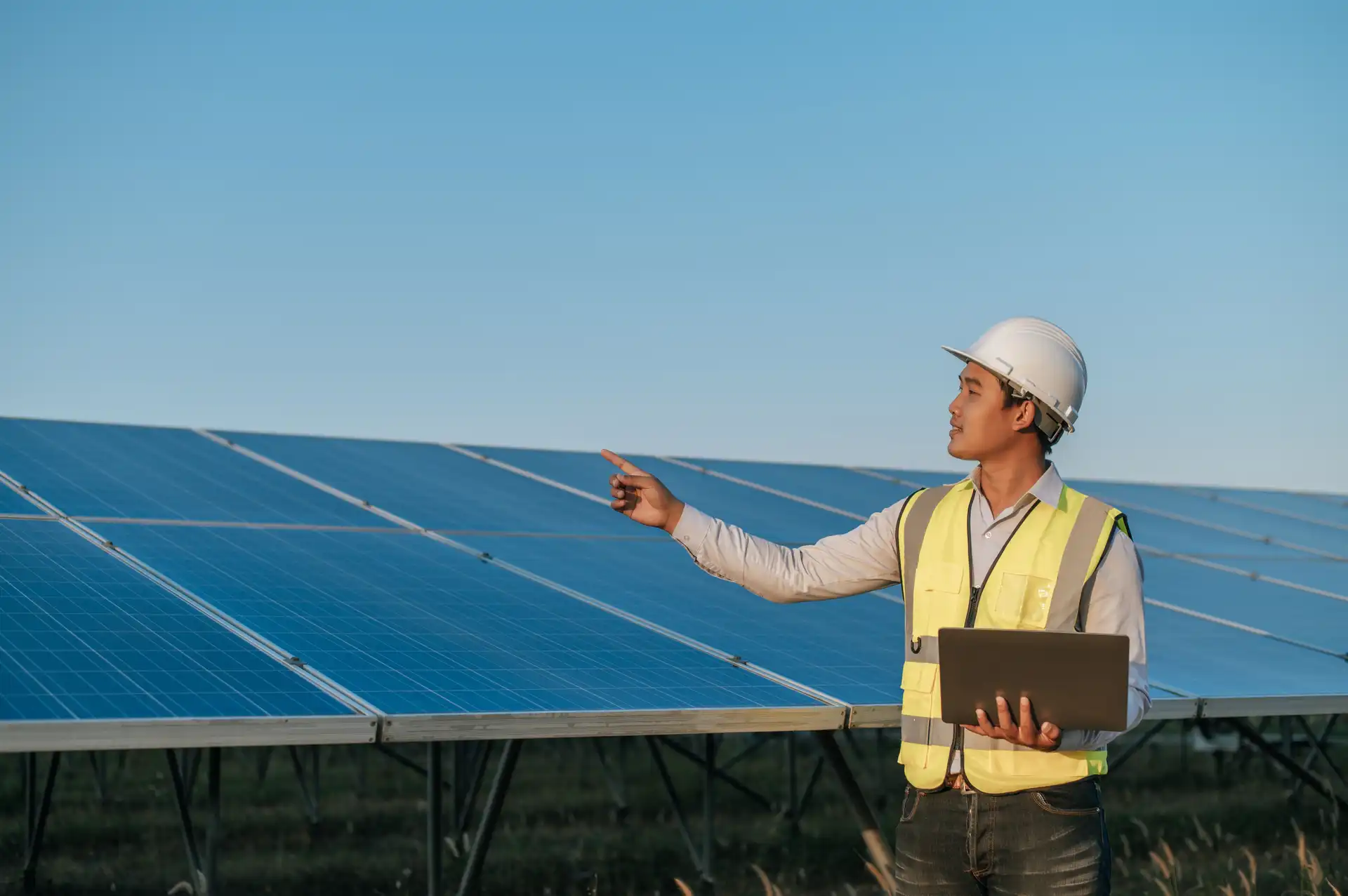Rooftop solar installation